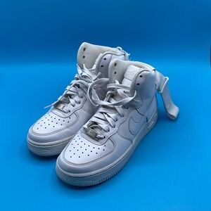 Nike White High-Top‎ Sneakers